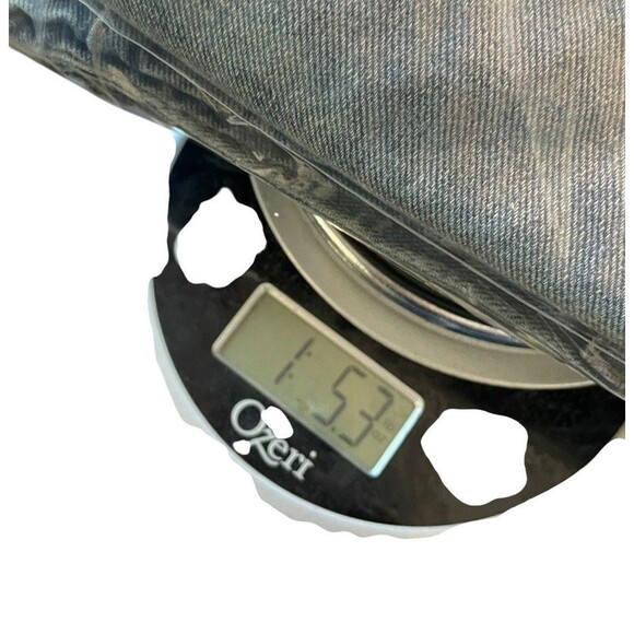 Locketomy Denim Jeans Womens M/28 Blue High Rise Wide Leg Light Wash Boho - Picture 12 of 12